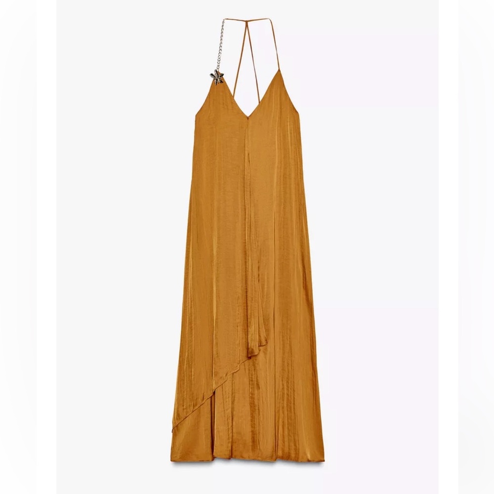 Zara Mustard Maxi Dress